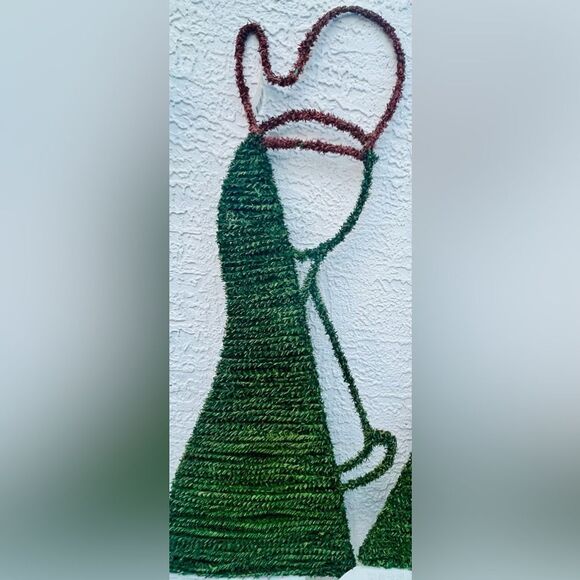 VINTAGE K-MART “TRIM A TREE” COLLECTION “THREE KINGS” MEDAL/TURF 36”~NOS~RARE - Picture 11 of 16